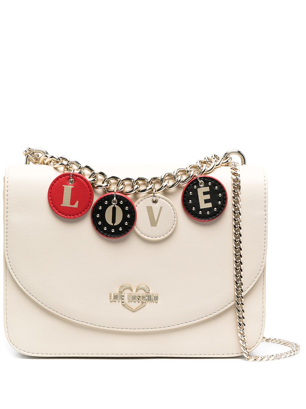 фото Love moschino сумка-тоут с подвесками love