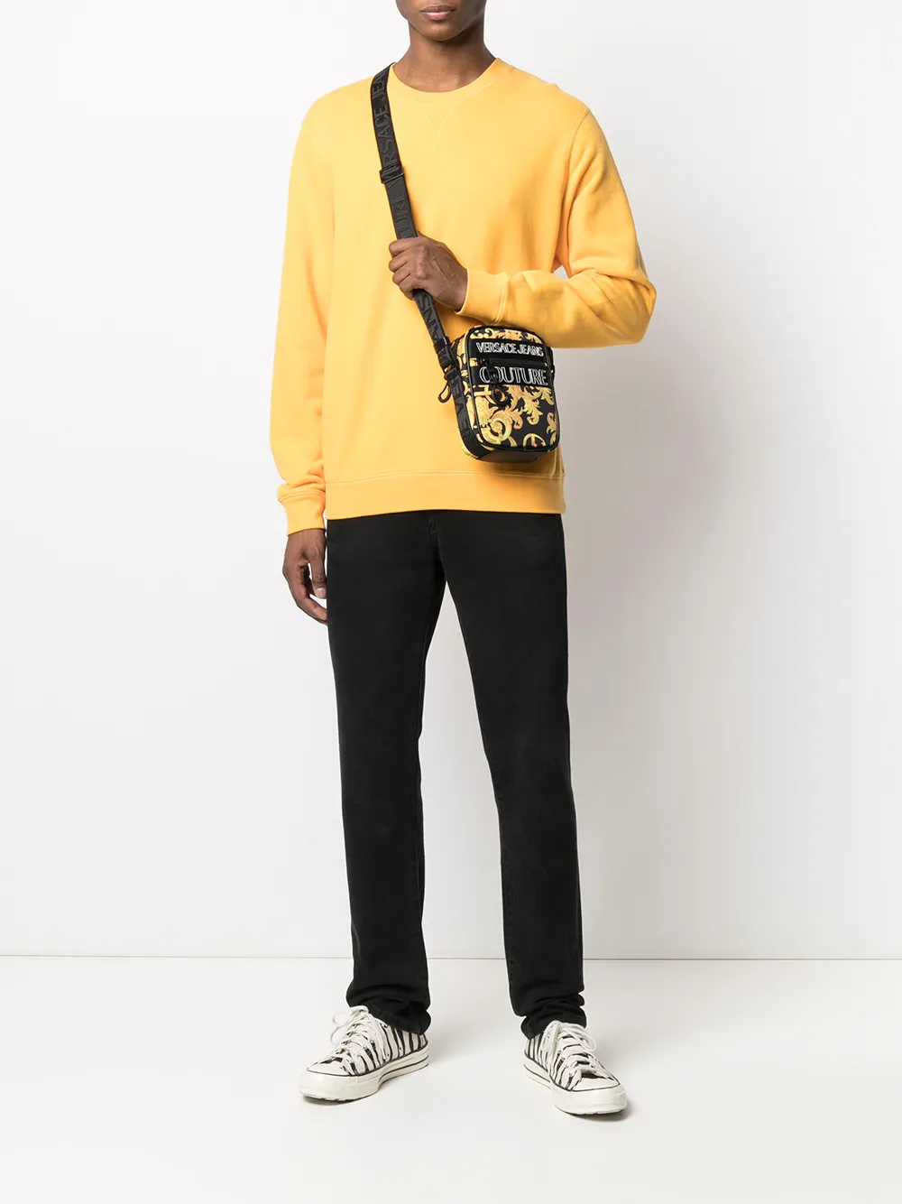 фото Versace jeans couture сумка через плечо с логотипом