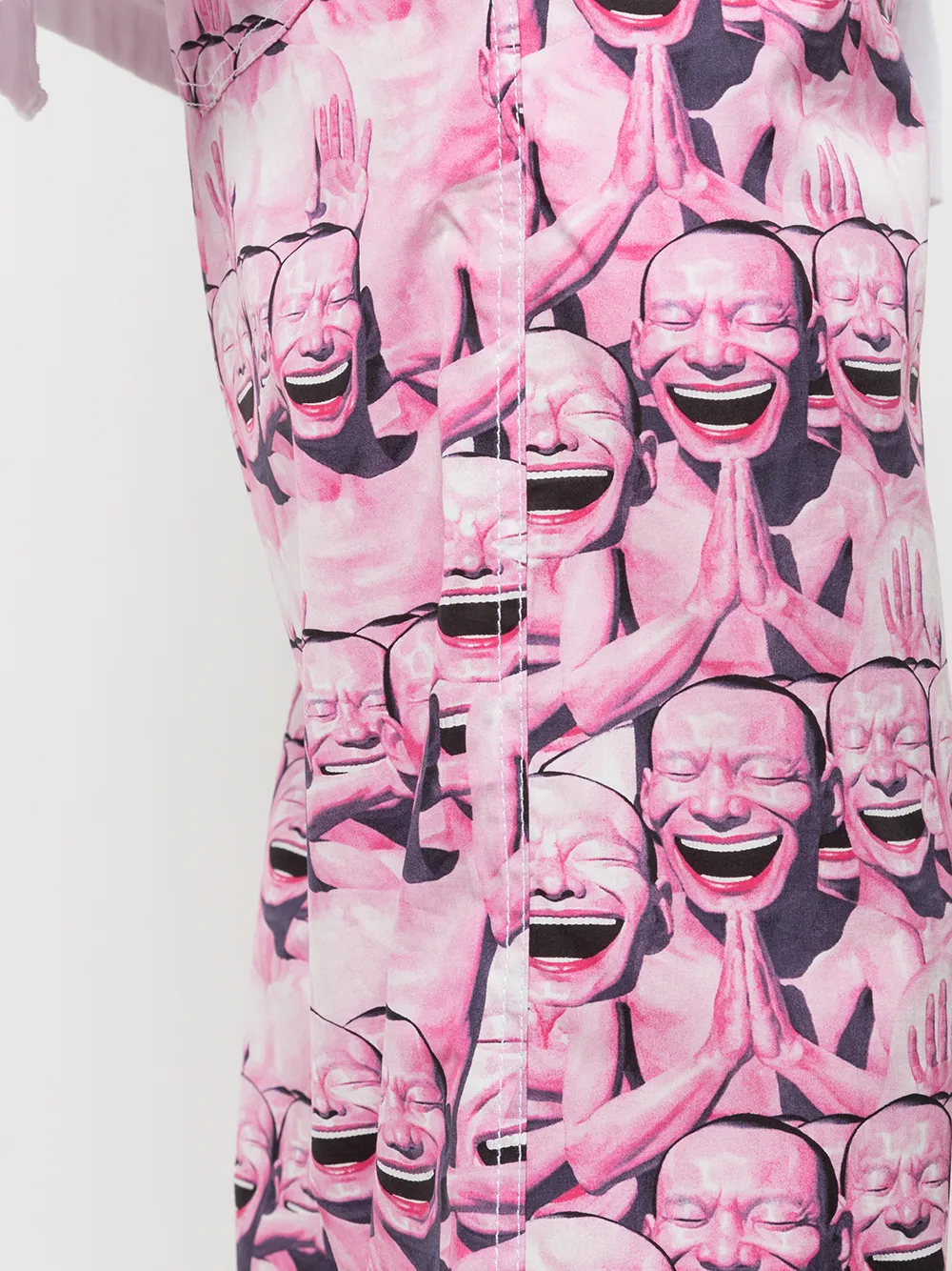 фото Comme des garçons shirt брюки yue minjun с графичным принтом