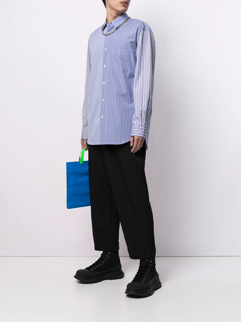 фото Comme des garçons homme укороченные брюки