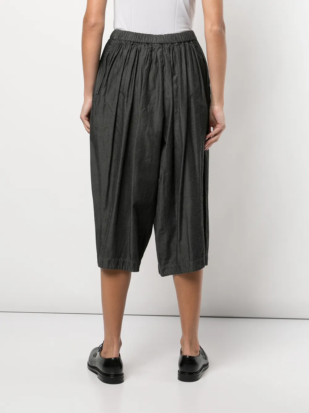 фото Comme des garçons comme des garçons укороченные брюки со складками