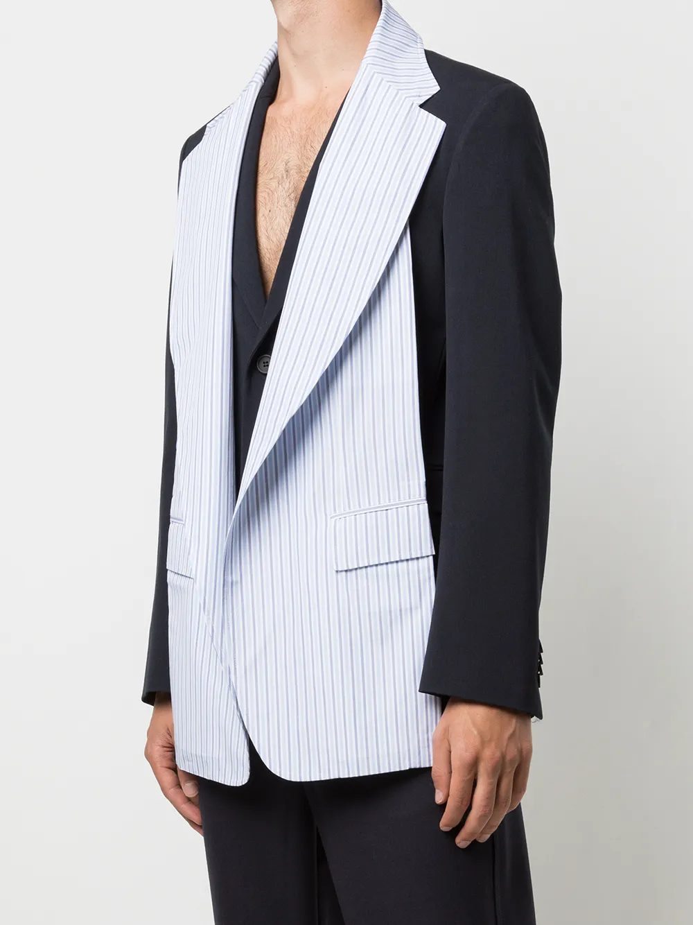 фото Comme des garçons shirt жилет в тонкую полоску