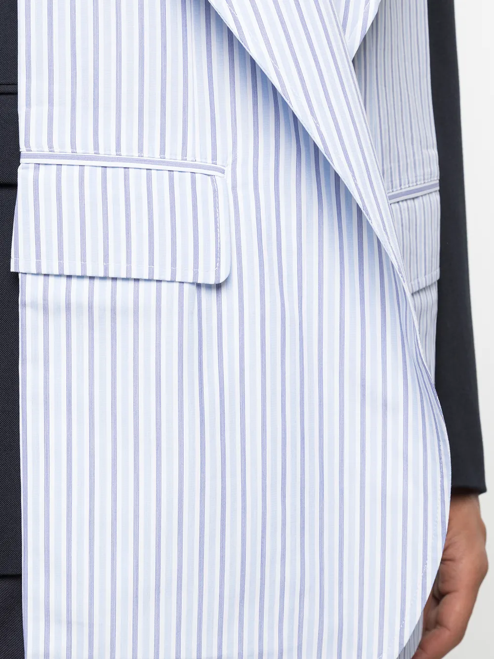 фото Comme des garçons shirt жилет в тонкую полоску