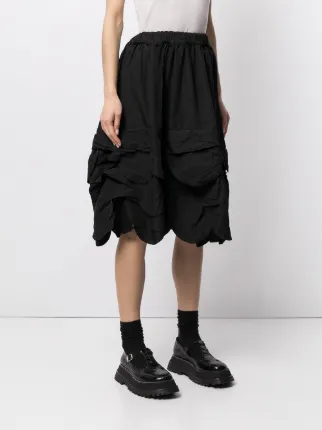 scalloped hem skirt展示图