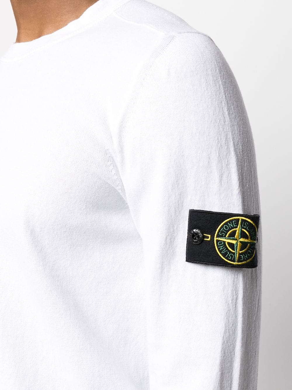 фото Stone island толстовка с нашивкой-логотипом