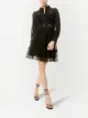 Alice+Olivia lace-detail shirt dress