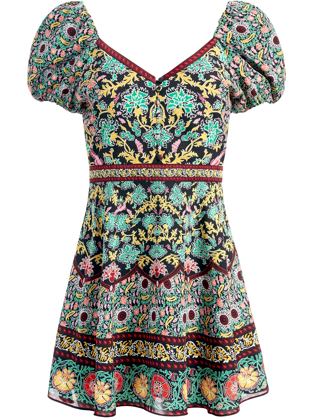 Alice+Olivia Dana short-sleeve dress 