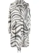 Image 1 of Moncler Achird zebra-print parka coat
