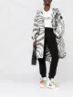 Image 2 of Moncler Achird zebra-print parka coat