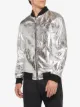 Giuseppe Zanotti metallic bomber jacket