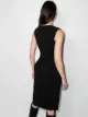 Mugler sleeveless midi dress