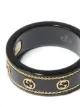 Gucci anillo en oro amarillo de 18kt con motivo Interlocking G