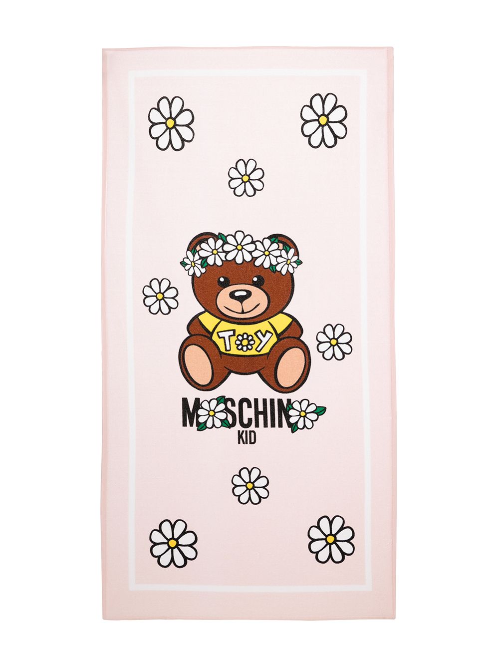 фото Moschino kids полотенце toy bear с логотипом