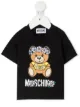 Image 1 of Moschino Kids Teddy Bear-print round neck T-shirt