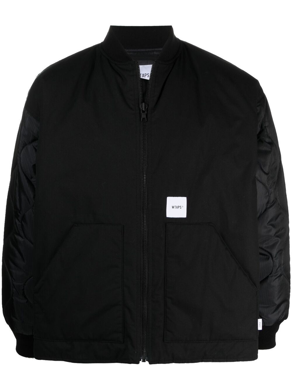 WTAPS logo-patch bomber jacket | Smart Closet