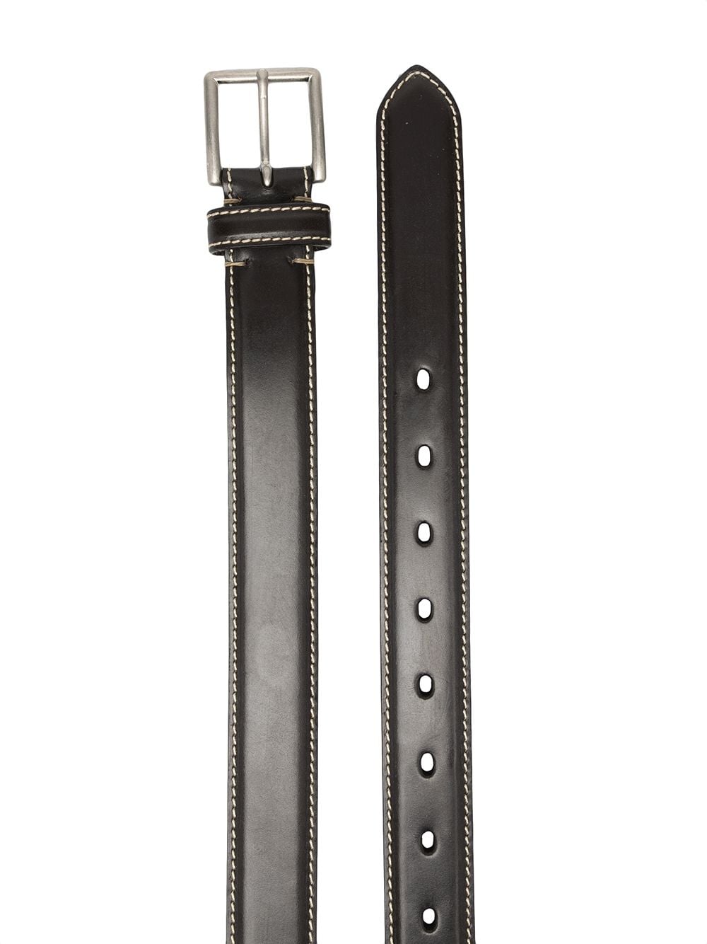 фото Comme des garçons homme contrast stitching leather belt