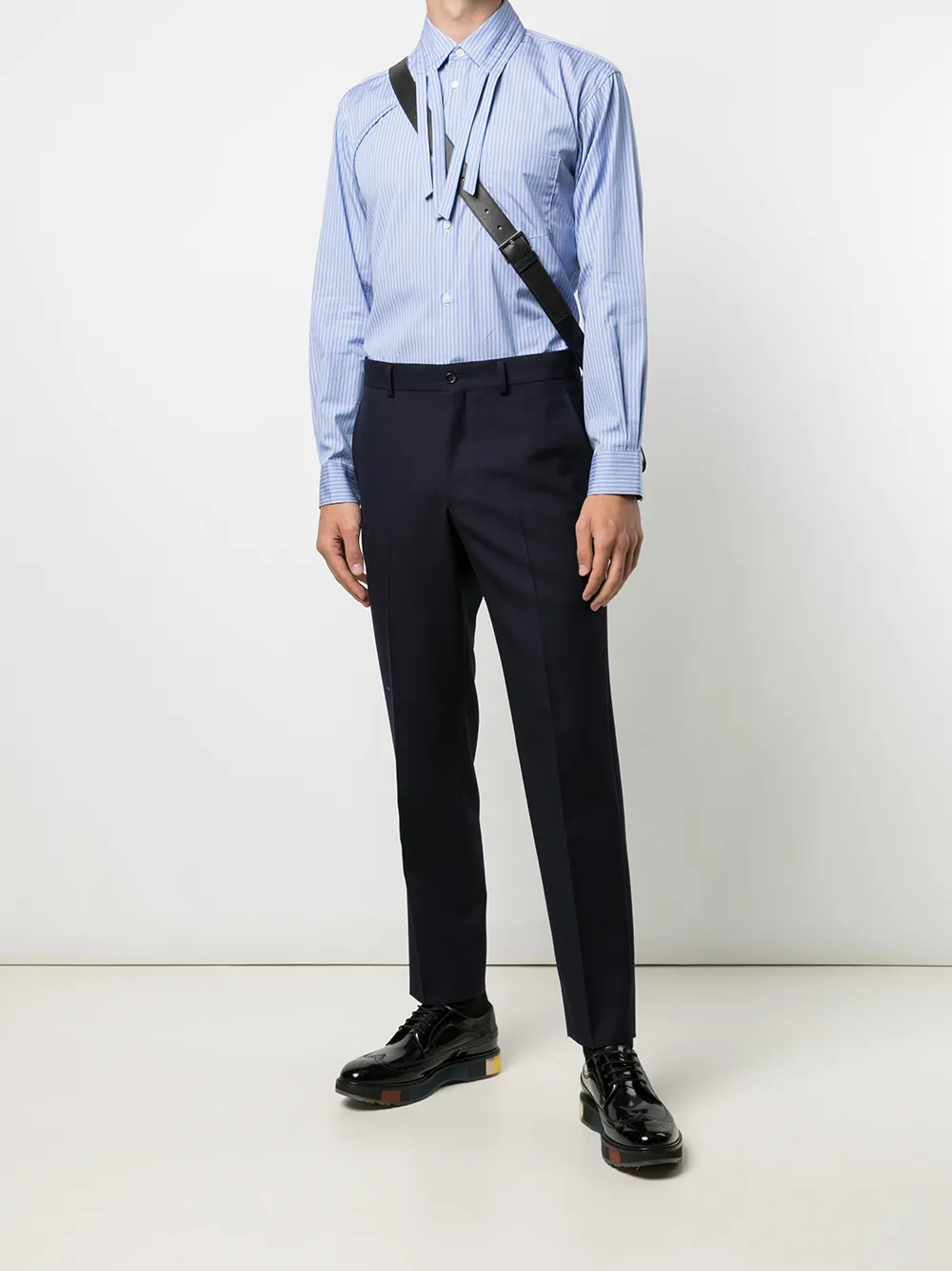 Comme Des Garçons Homme Deux Slim-fit broek - Blauw