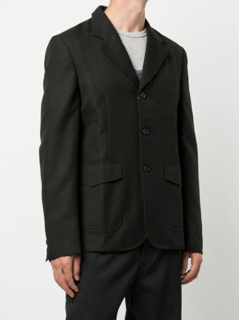 Shop Comme Des Garçons Shirt woven blazer jacket with Express Delivery ...