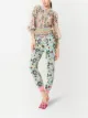 Image 2 of Alice+Olivia floral-print cropped track pants