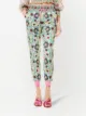 Alice+Olivia floral-print cropped track pants