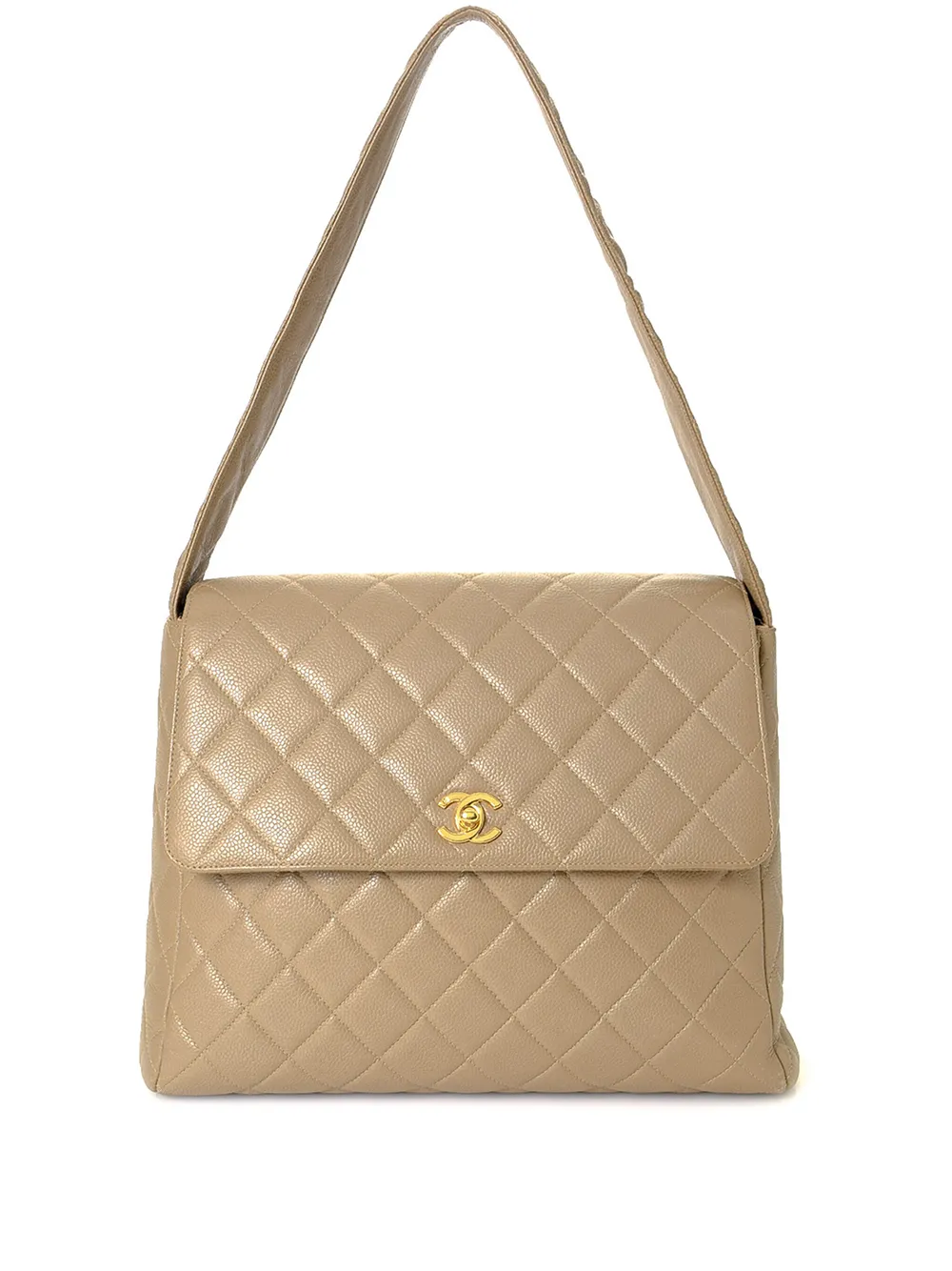 фото Chanel pre-owned стеганая сумка на плечо