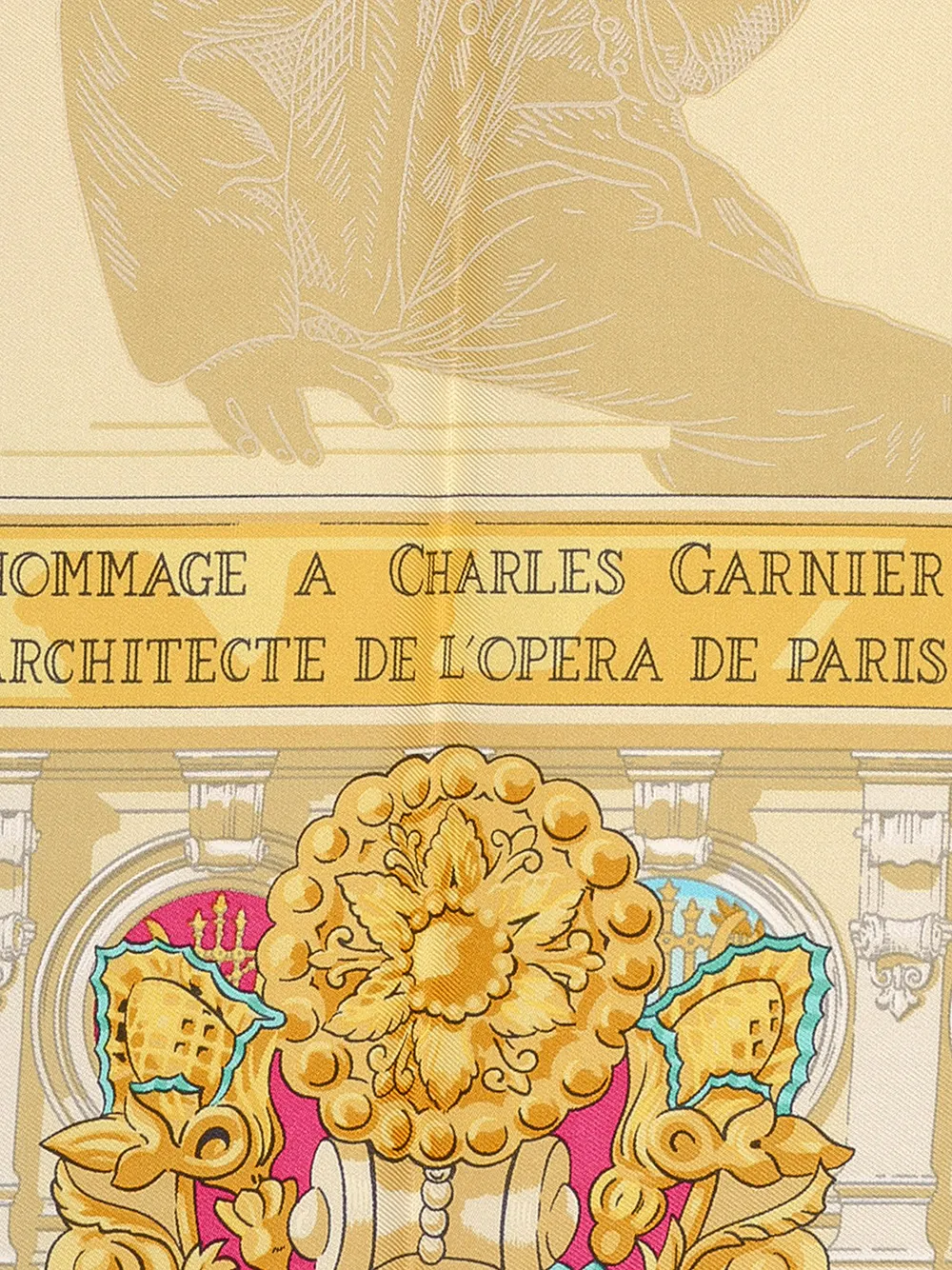 фото Hermès платок hommage a charles garnier pre-owned