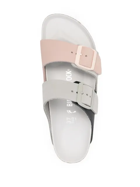 birkenstock two tone sandals