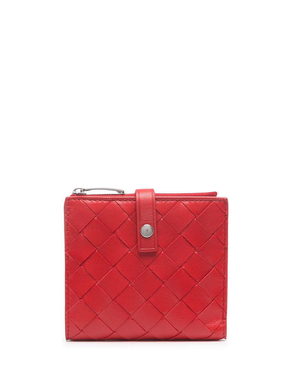 фото Bottega veneta бумажник с плетением intrecciato