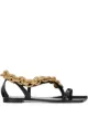 Image 1 of Giuseppe Zanotti Agata chain-trimmed sandals