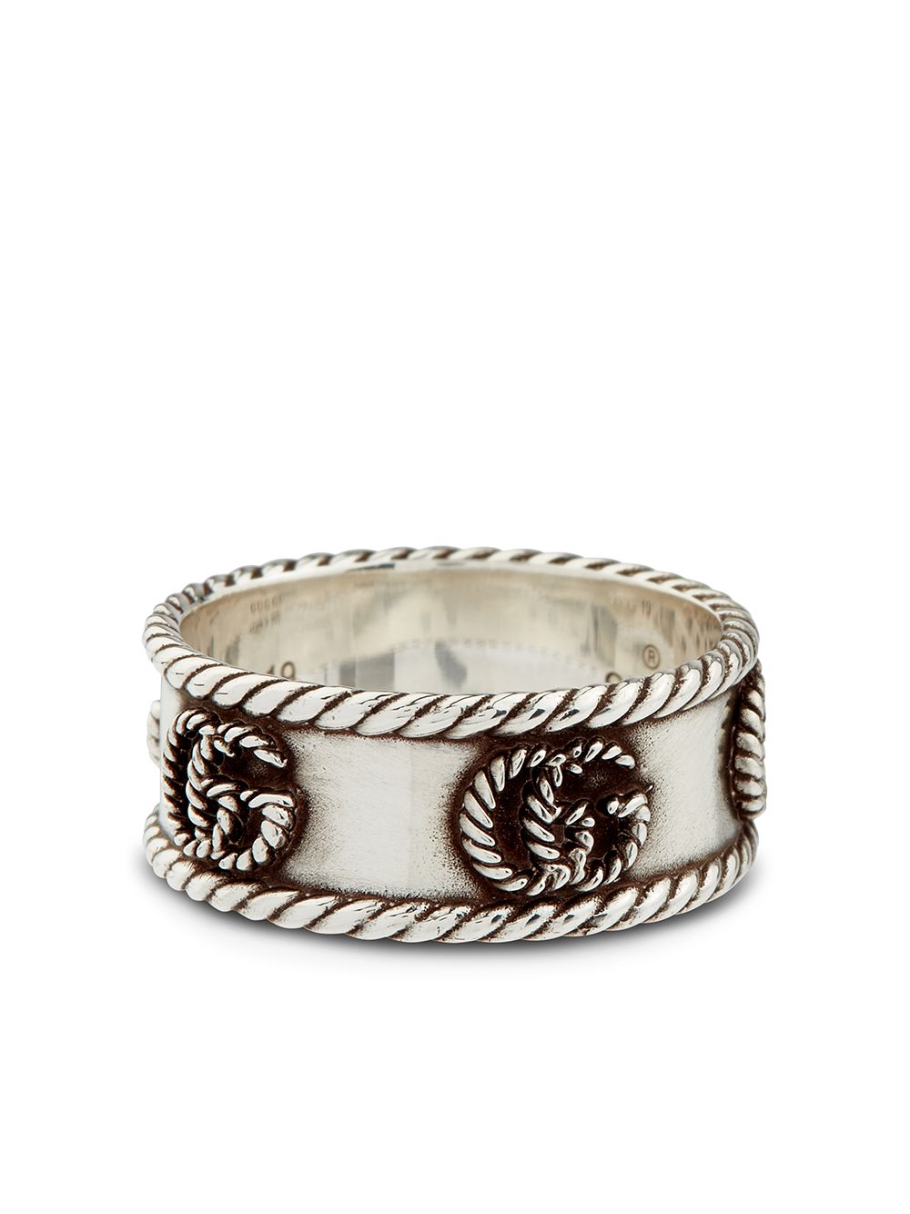 фото Gucci серебряное кольцо marmont