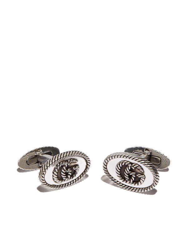 gucci sterling silver cufflinks