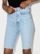 Image 2 of Made in Tomboy Victoria denim Bermuda shorts