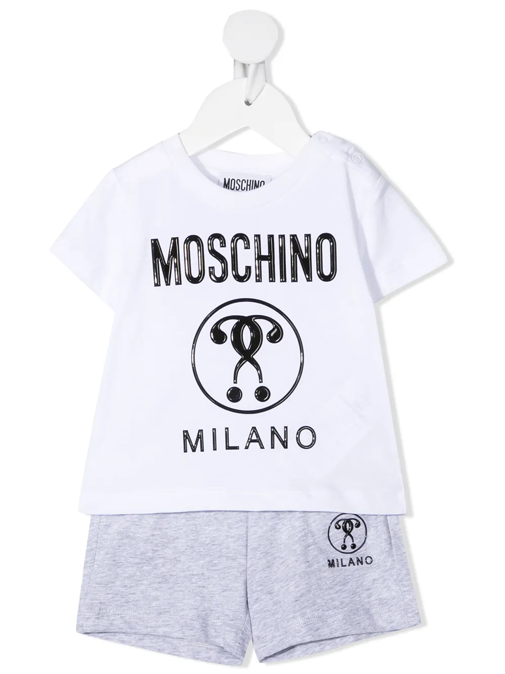 фото Moschino kids спортивный костюм double question mark