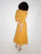 Reformation Carolena floral print midi dress