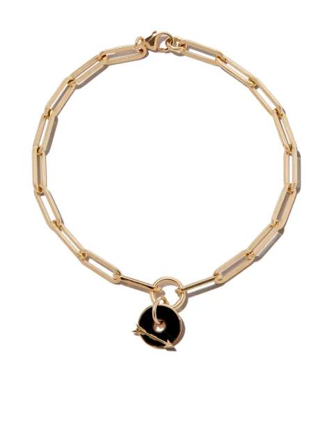 Foundrae 18kt yellow gold Classic FOB Clip Chain bracelet