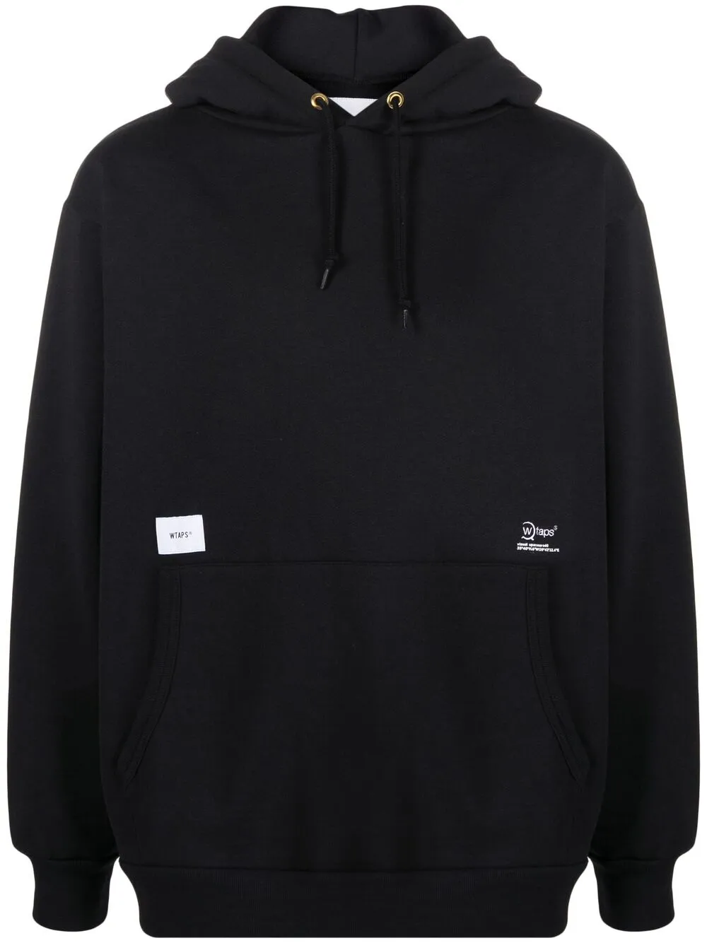 

WTAPS hoodie con logo estampado - Negro