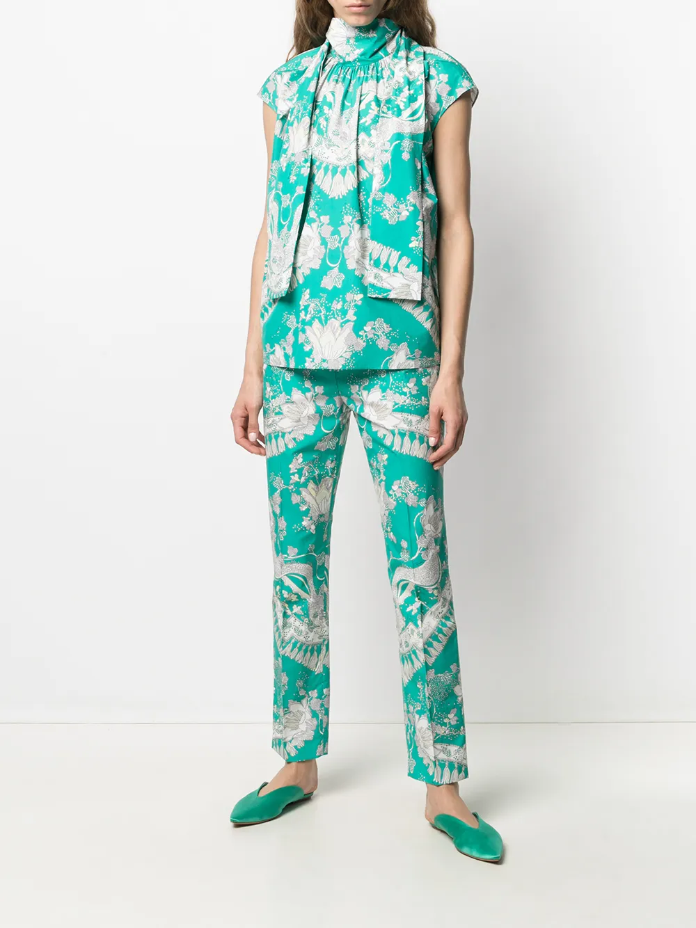 PUCCI Blouse met print - Groen