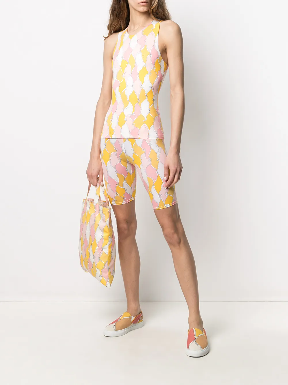 фото Emilio pucci спортивный топ с принтом losanghe baby
