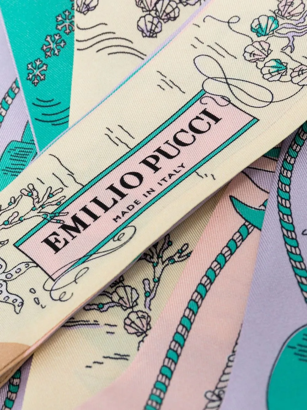 фото Emilio pucci узкий платок с графичным принтом