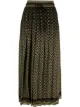 Image 1 of Gucci intarsia-knit logo-pattern midi skirt