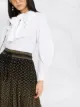 Gucci intarsia-knit logo-pattern midi skirt