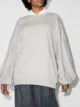 Image 2 of Made in Tomboy Kyla pleated sleeves sweatshirt