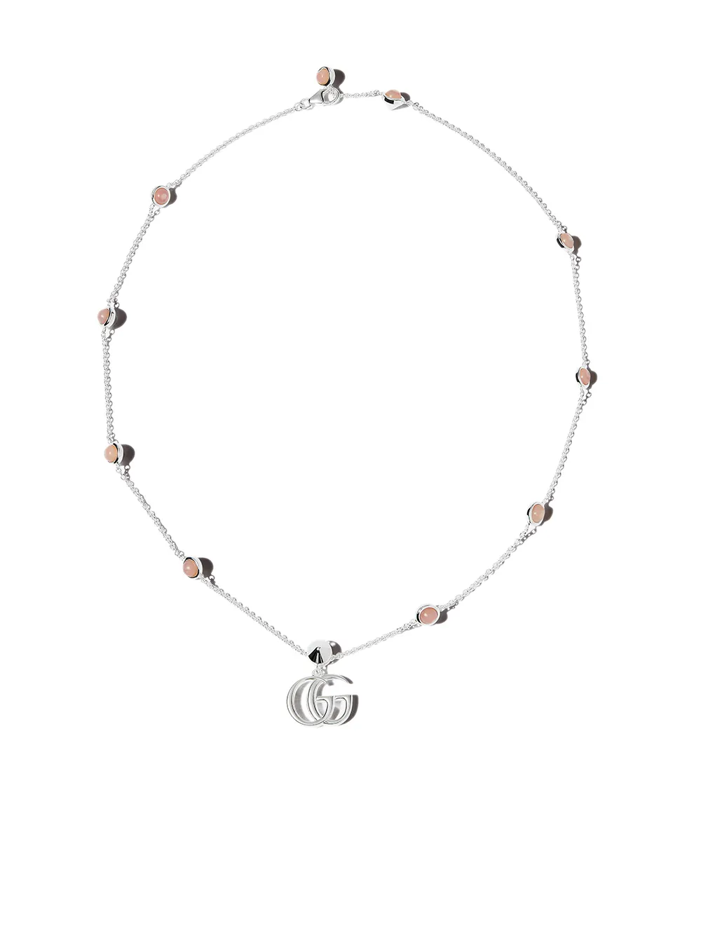 Image 1 of Gucci Double G mother of pearl necklace