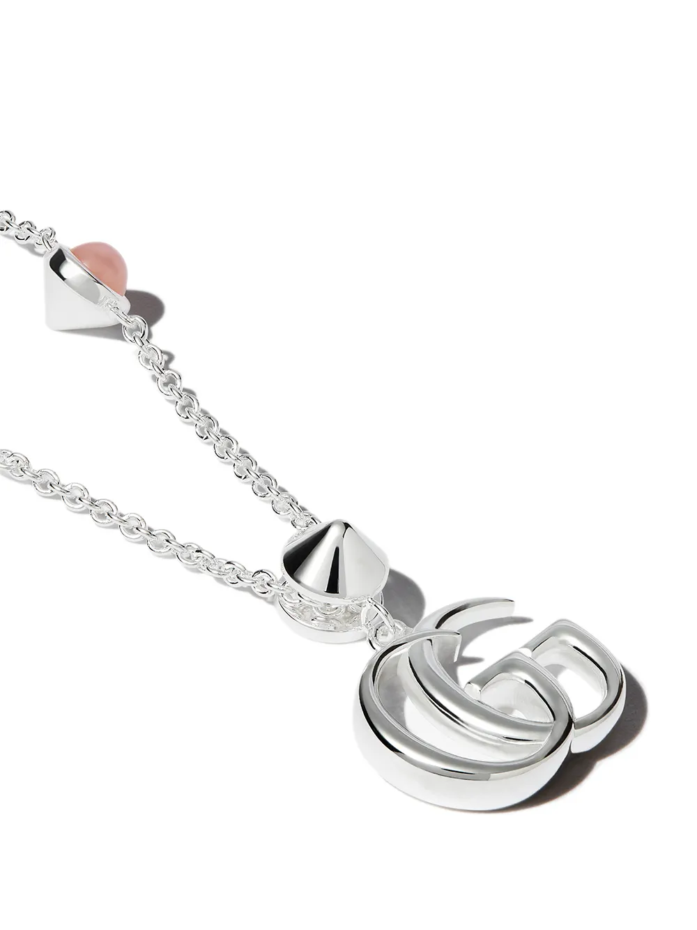 Image 2 of Gucci Double G mother of pearl necklace