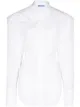 Image 1 of Mugler padded-shoulder shirt