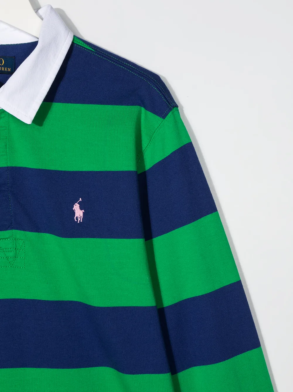 фото Ralph lauren kids рубашка поло polo pony в полоску