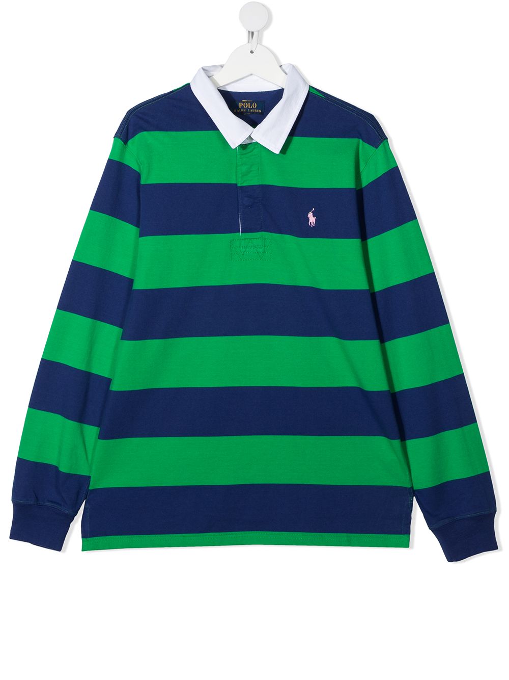 фото Ralph lauren kids рубашка поло polo pony в полоску