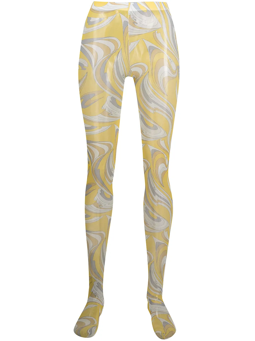 

PUCCI archival print tights - Yellow