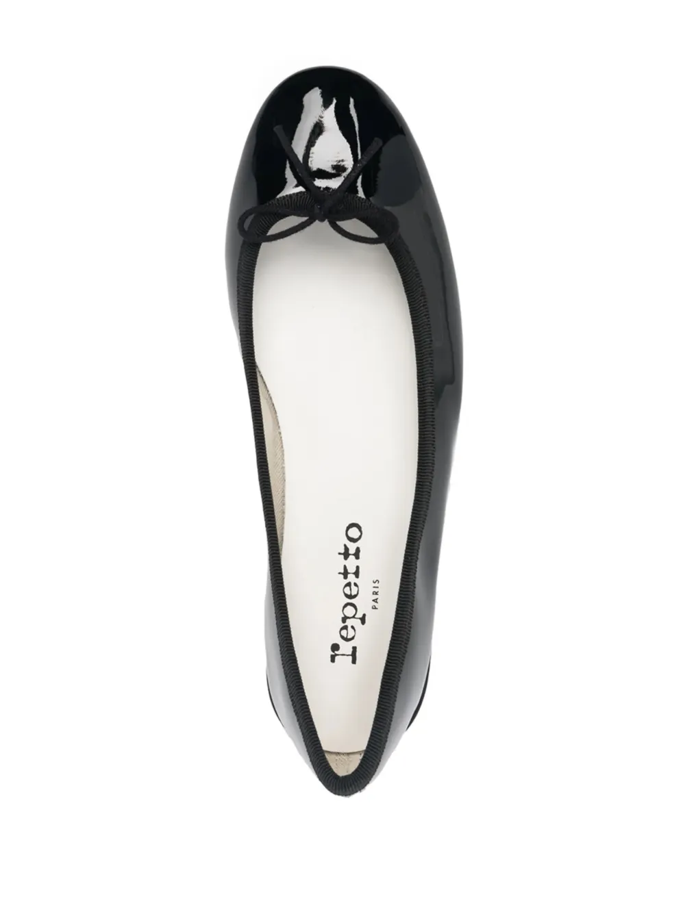 Repetto Glanzende ballerina's Zwart