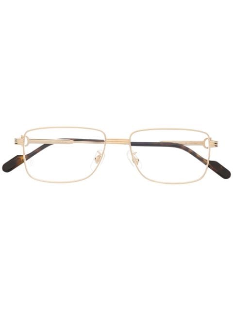 Cartier Eyewear - C de Cartier rectangle-frame glasses